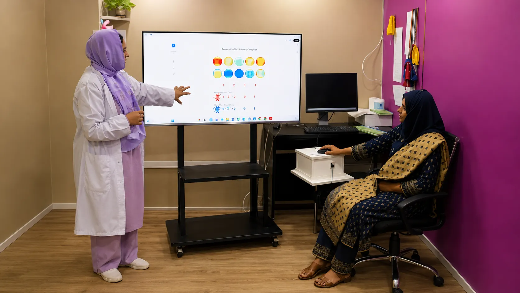 Clinical case discussion and sensory profile review